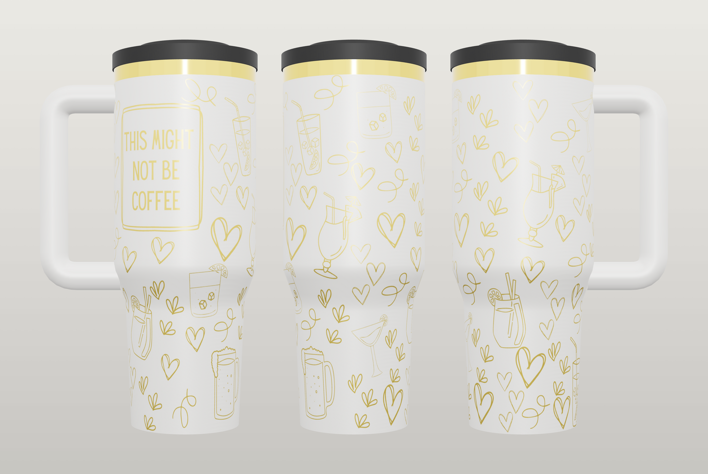 Funny Coffee Tumbler Engraved – Humorous Gift for Coffee Lovers