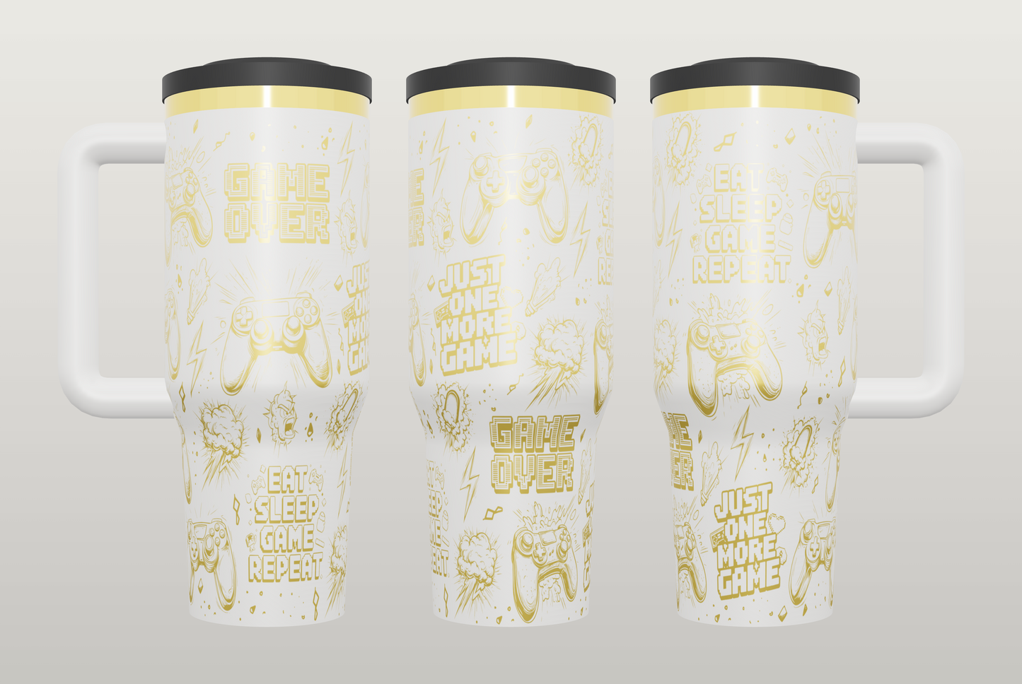 Gamer Engraved Tumbler – Unique Gift for Gamers, Gaming Drinkware
