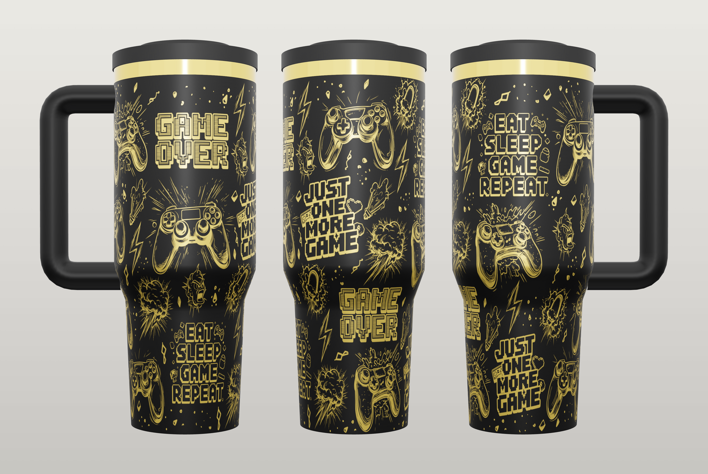 Gamer Engraved Tumbler – Unique Gift for Gamers, Gaming Drinkware