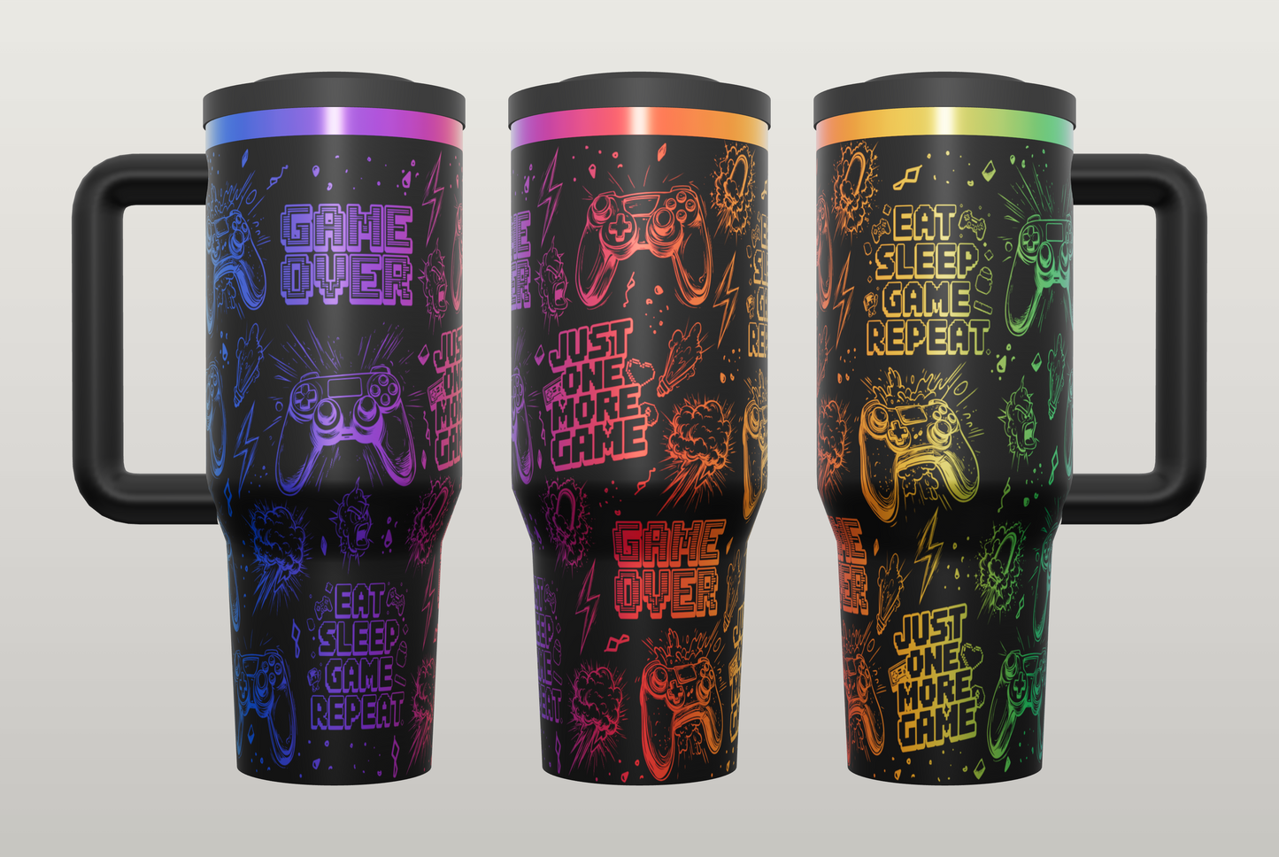 Gamer Engraved Tumbler – Unique Gift for Gamers, Gaming Drinkware