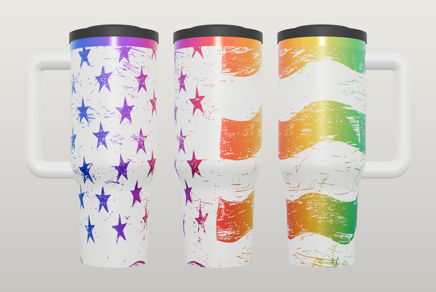 American Flag Engraved Tumbler – Patriotic Gift for Veterans & Military Families