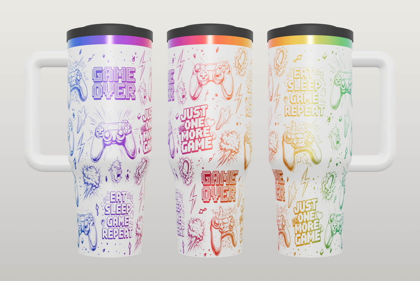 Gamer Engraved Tumbler – Unique Gift for Gamers, Gaming Drinkware