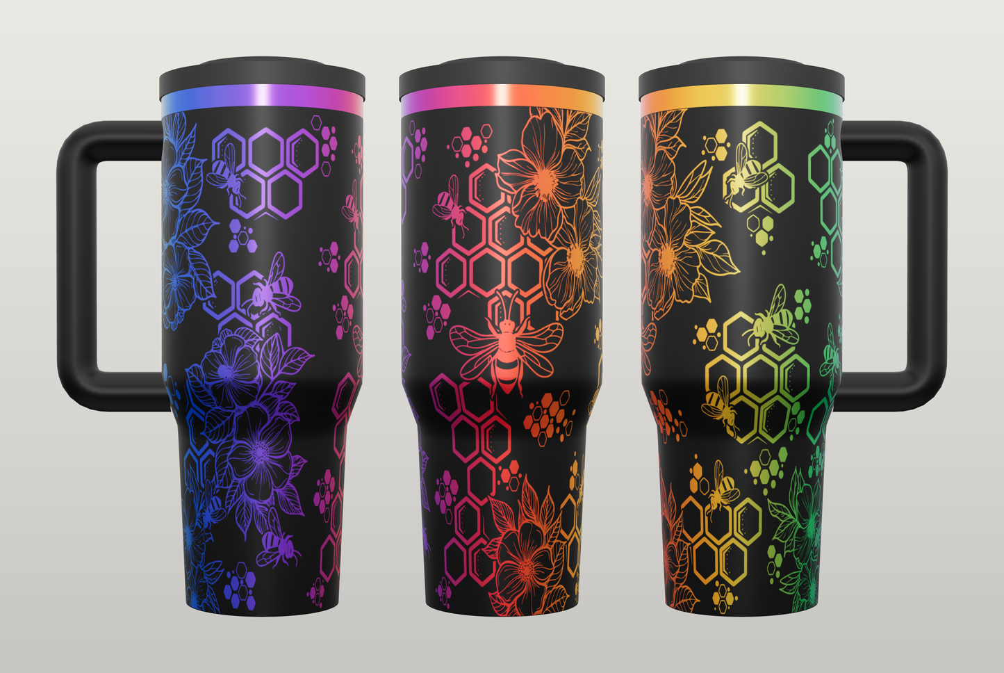 Bee Kind Engraved Tumbler – Kindness Gift for Her, Bee Lover Drinkware