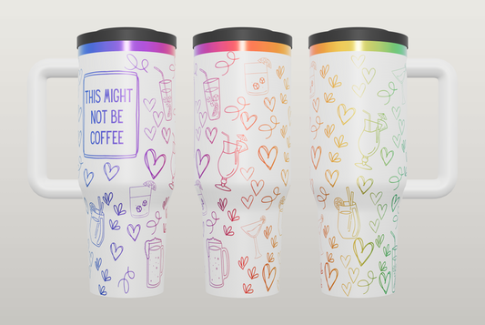 Funny Coffee Tumbler Engraved – Humorous Gift for Coffee Lovers
