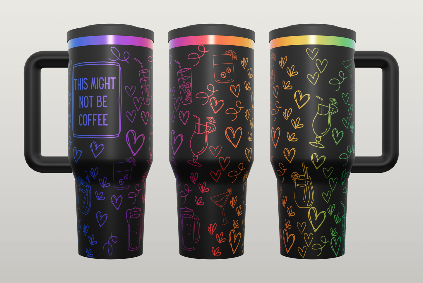 Funny Coffee Tumbler Engraved – Humorous Gift for Coffee Lovers