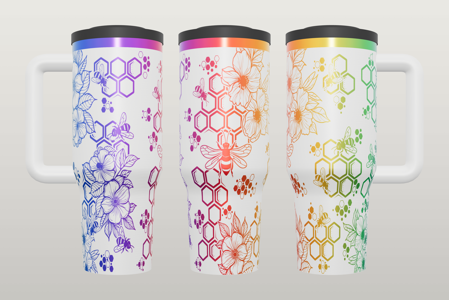 Bee Kind Engraved Tumbler – Kindness Gift for Her, Bee Lover Drinkware