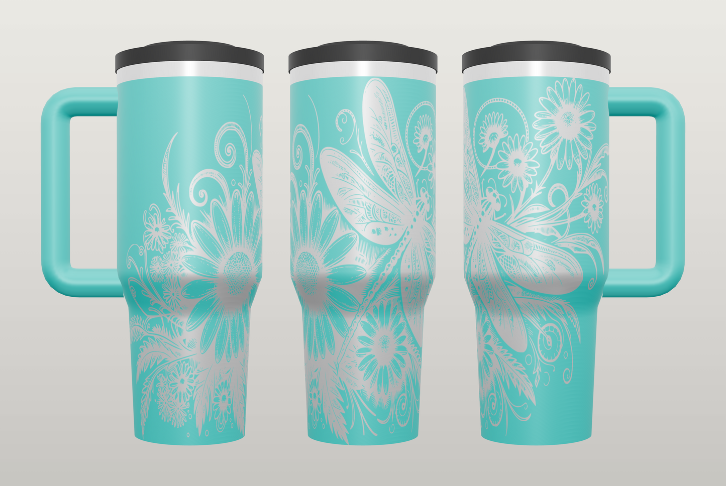 Dragonfly Engraved Tumbler – Nature Inspired Gift for Women