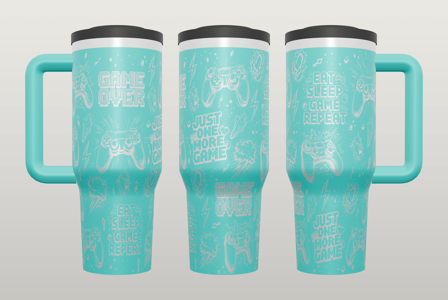 Gamer Engraved Tumbler – Unique Gift for Gamers, Gaming Drinkware