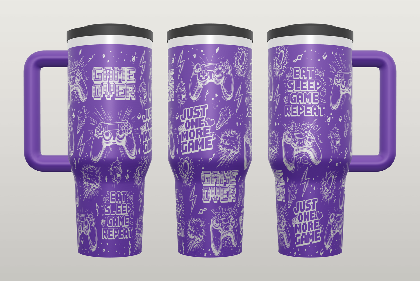 Gamer Engraved Tumbler – Unique Gift for Gamers, Gaming Drinkware