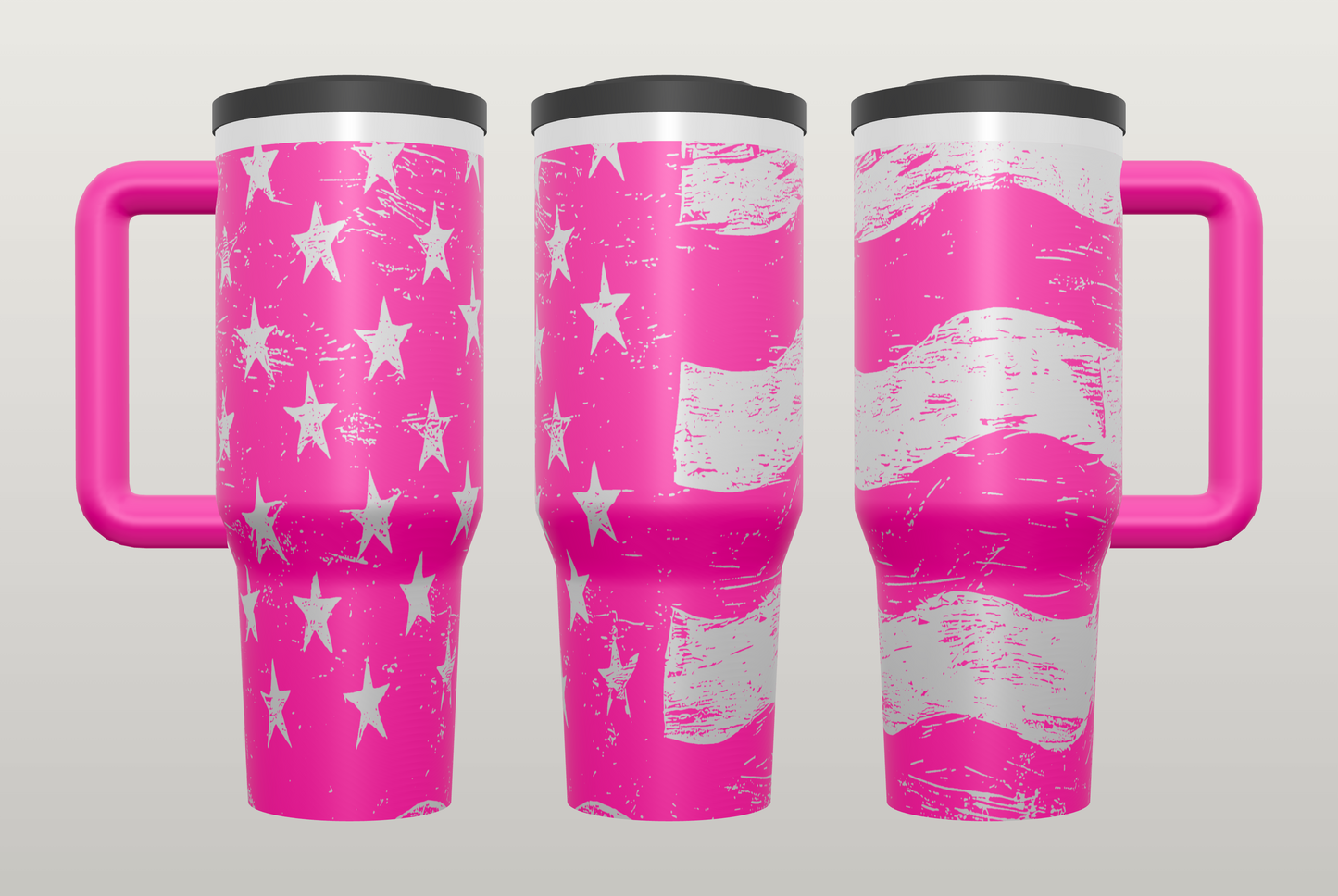 American Flag Engraved Tumbler – Patriotic Gift for Veterans & Military Families