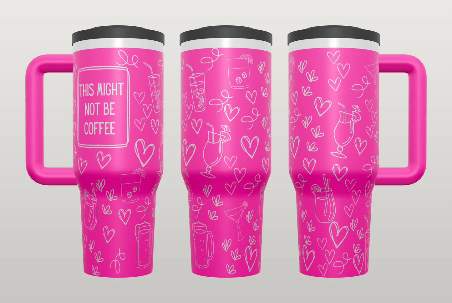 Funny Coffee Tumbler Engraved – Humorous Gift for Coffee Lovers