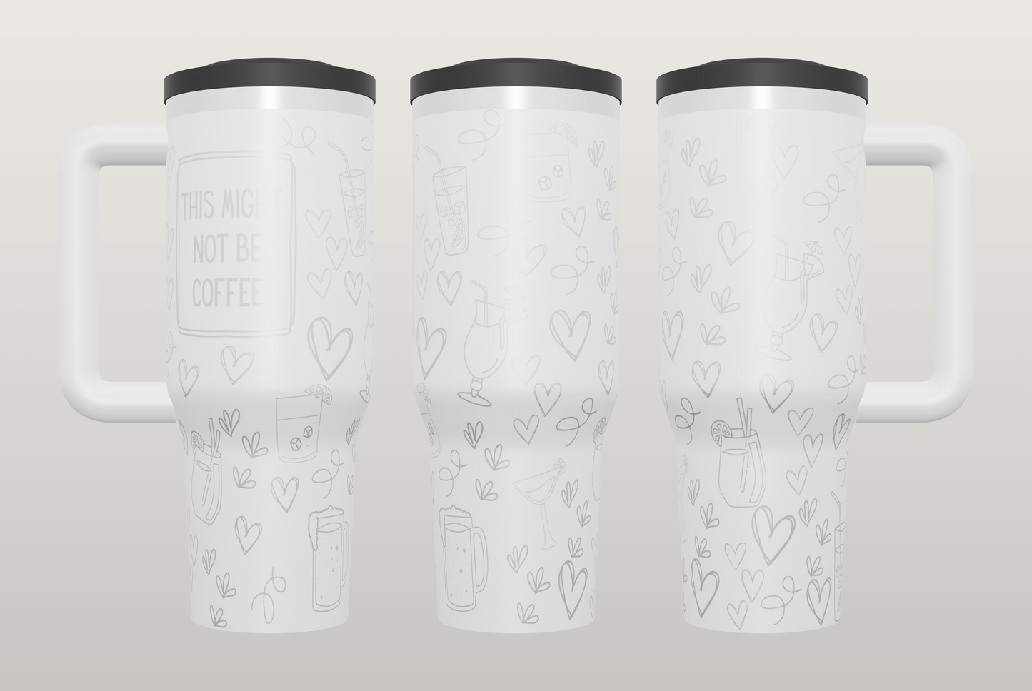 Funny Coffee Tumbler Engraved – Humorous Gift for Coffee Lovers