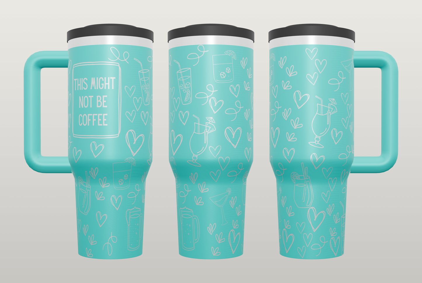 Funny Coffee Tumbler Engraved – Humorous Gift for Coffee Lovers