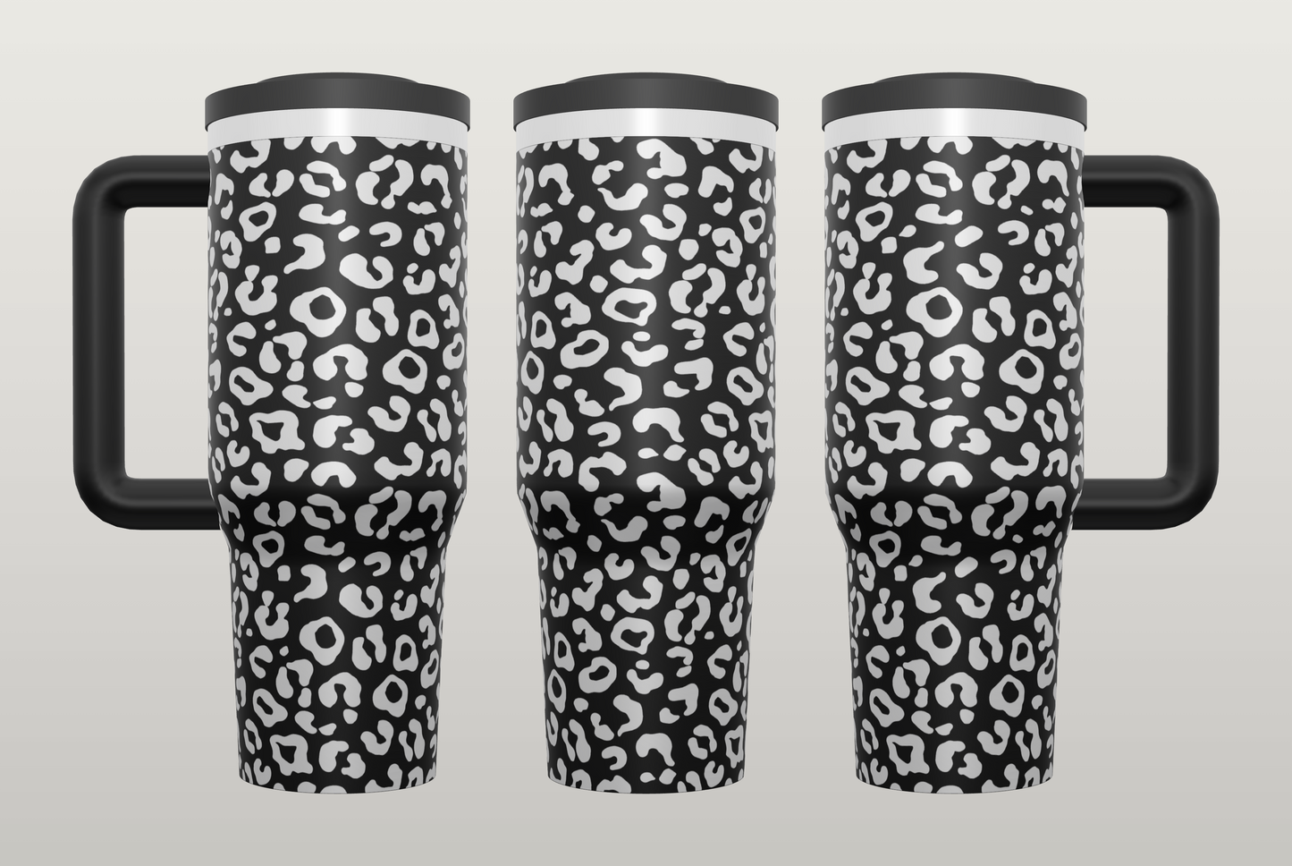 Leopard Print Engraved Tumbler – Bold Gift for Her, Fierce Drinkware