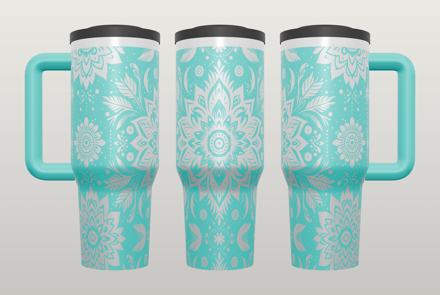 Boho Love Engraved Tumbler – Bohemian Gift for Her, Free Spirit Drinkware