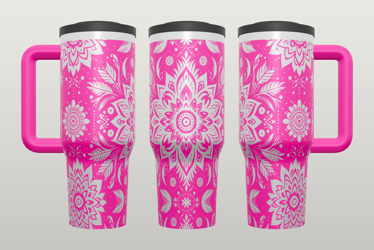 Boho Love Engraved Tumbler – Bohemian Gift for Her, Free Spirit Drinkware