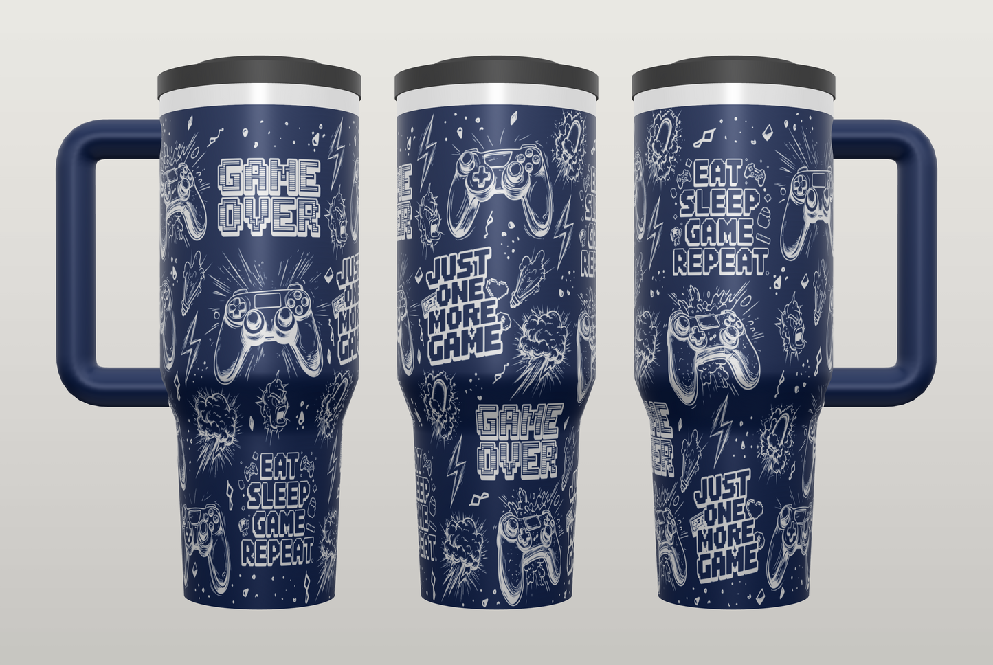 Gamer Engraved Tumbler – Unique Gift for Gamers, Gaming Drinkware