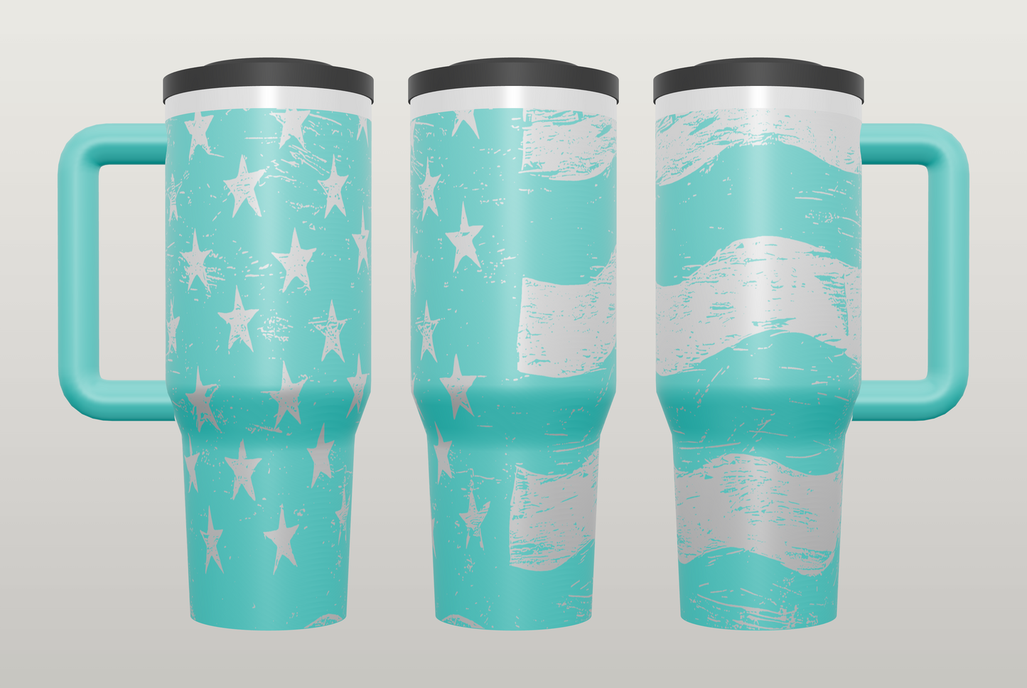 American Flag Engraved Tumbler – Patriotic Gift for Veterans & Military Families