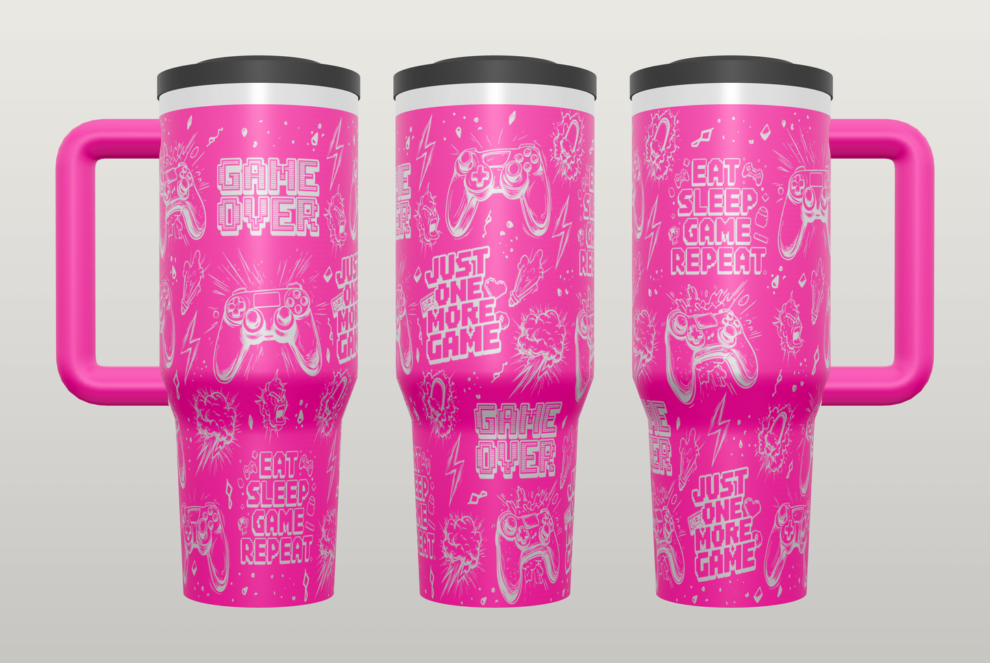 Gamer Engraved Tumbler – Unique Gift for Gamers, Gaming Drinkware