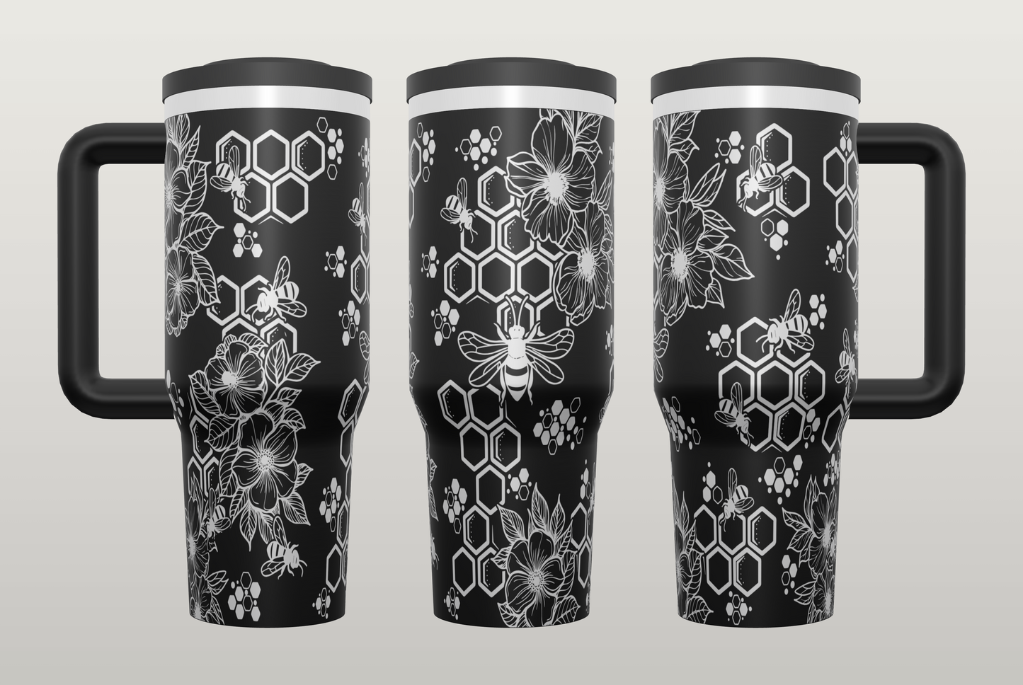 Bee Kind Engraved Tumbler – Kindness Gift for Her, Bee Lover Drinkware