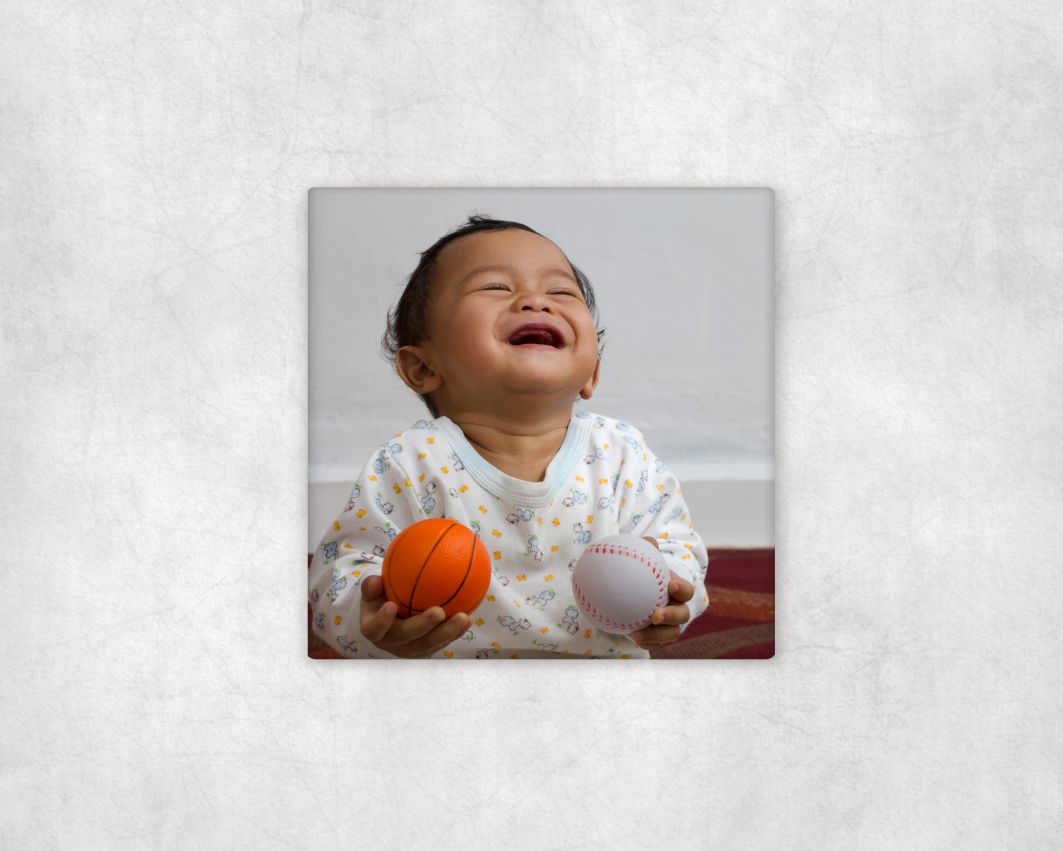 Custom Baby Photo Magnet Set – 9 Pressed Magnets
