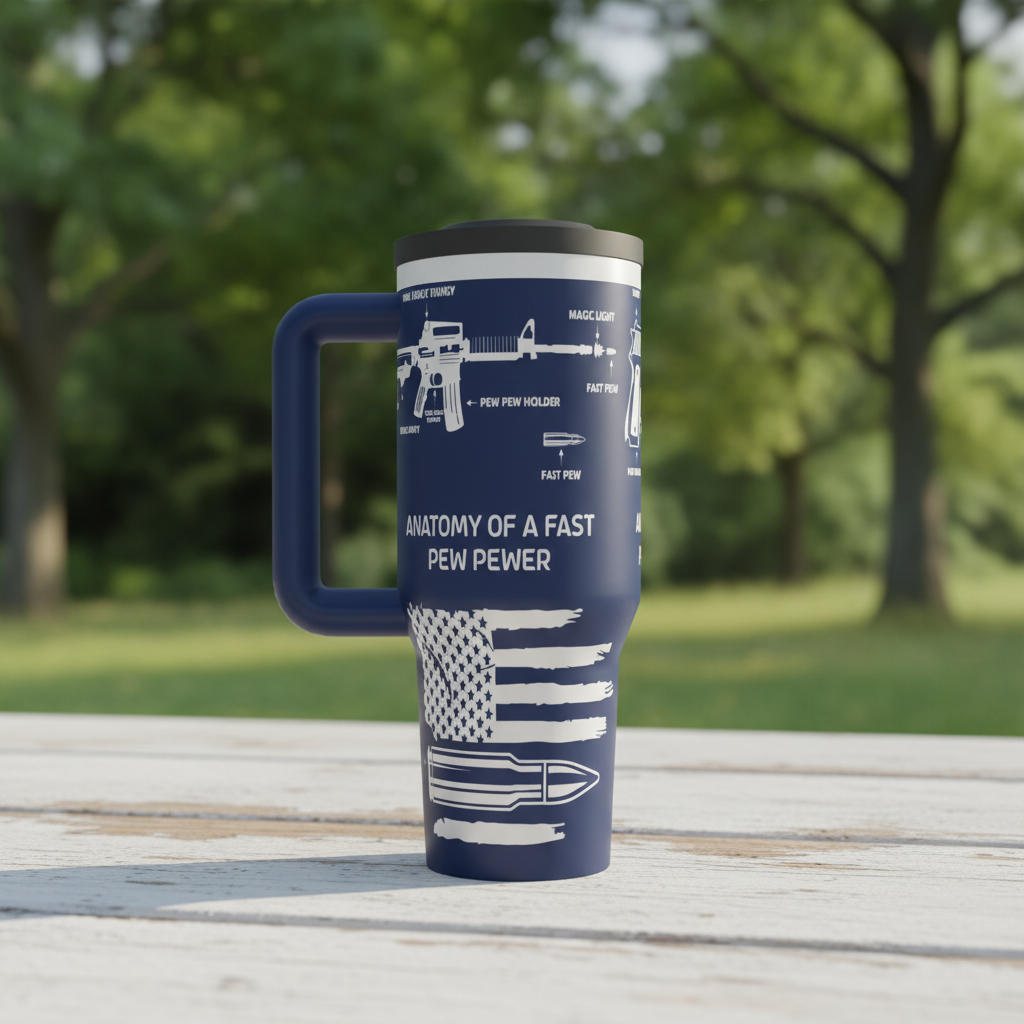 Navy Tumbler Picnic