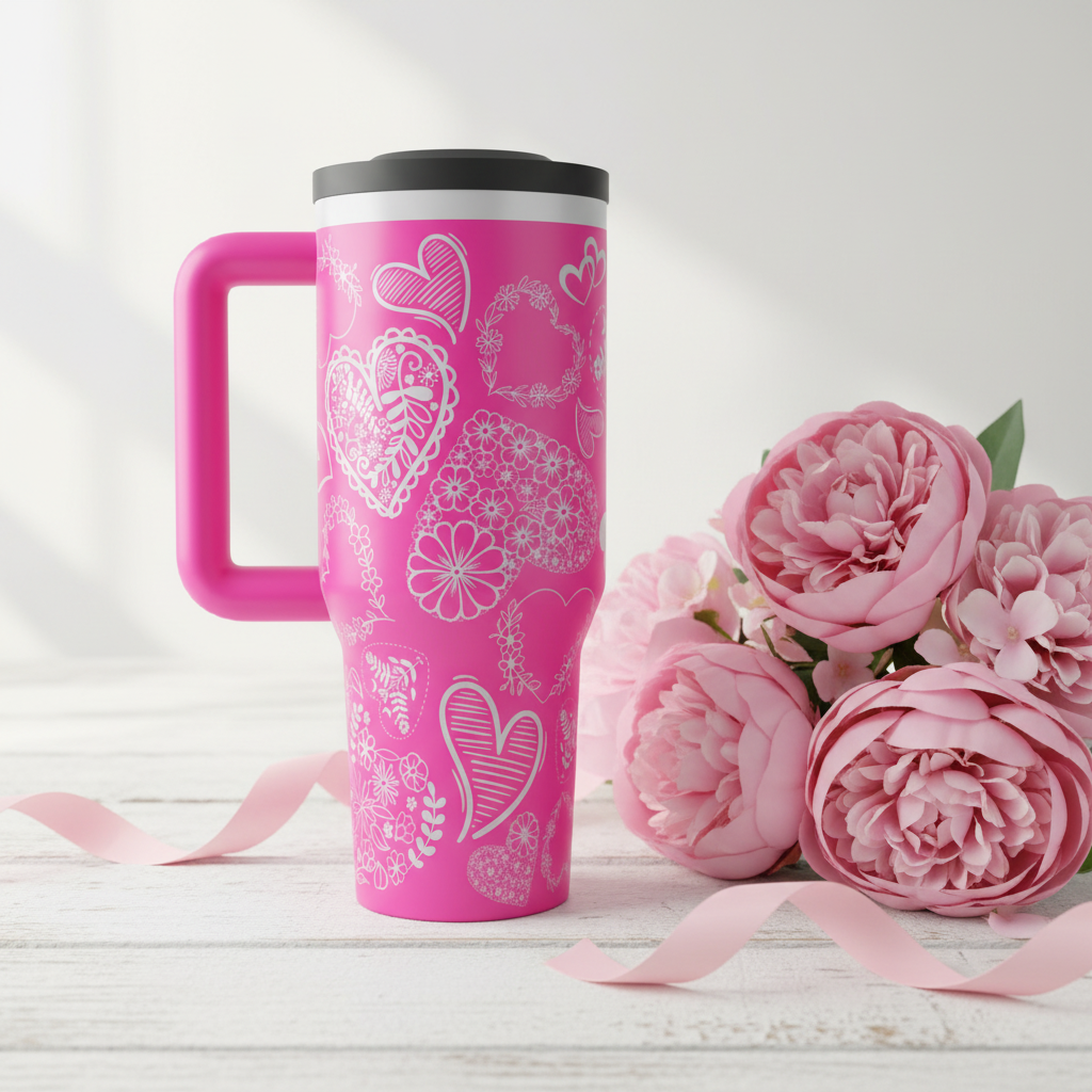 Pink peonies